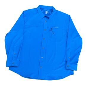 G.H. Bass & Company Excursion Performance Shirt Blue Size XXL NEW